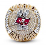2020 Tampa Bay Buccaneers Super Bowl Ring (Silver/Removable top/C.Z. Logo)
